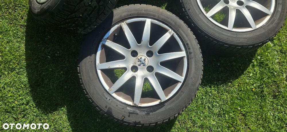 Koła 205/55/16 felgi aluminiowe opony zimowe Peugeot 207 307 308 - 6