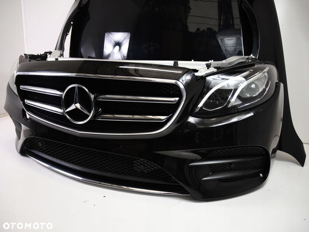 MERCEDES W213 AMG PRZÓD MASKA ZDERZAK CHŁODNICE LAMPY PRZEDNIE BŁOTNIKI PAS - 4