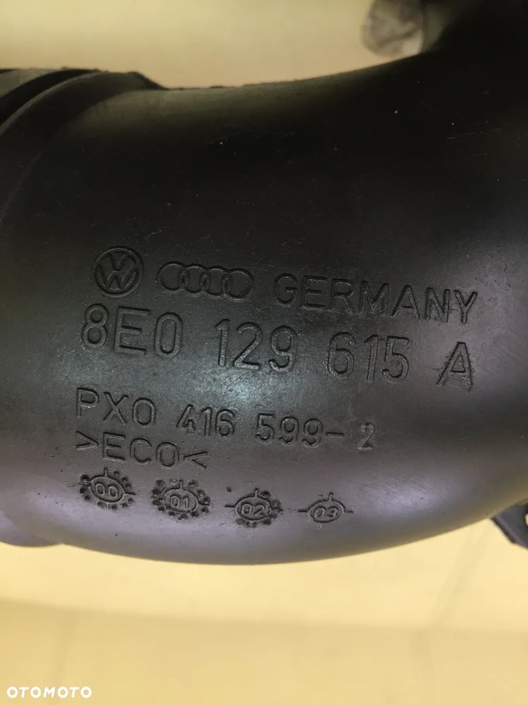 RURA PRZEWÓD POWIETRZA TURBINY AUDI A4 B6 1.9TDI 8E0129615A - 8