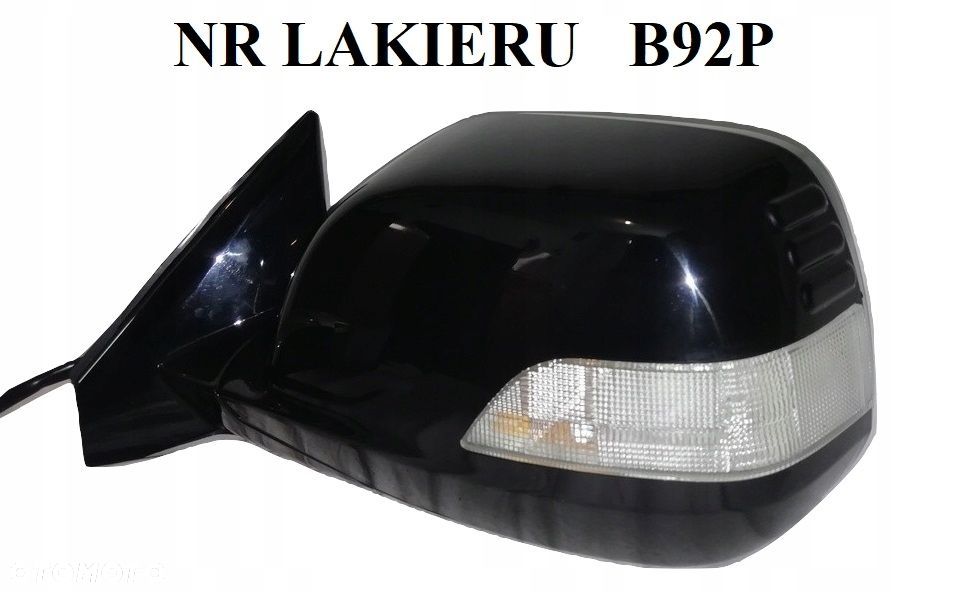 LUSTERKO DOWOLNY KOLOR HONDA CRV CR-V III, IV 06-12, 12-18,  CR-Z, JAZZ 02-08, 08-15 LEWE, PRAWE 7, 9 PIN ASFERYCZNY - 12