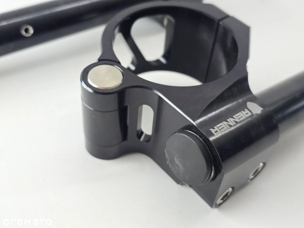 KIEROWNICA DWUCZĘŚCIOWA CLIP-ON UCHWYT 55MM CZARNA BMW KAWASAKI SUZUKI YAMAHA - 2