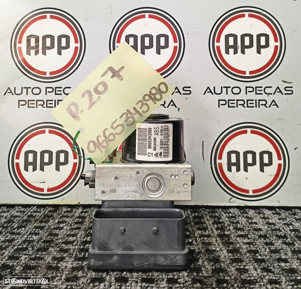 Módulo ABS Peugeot 207, ref: 9665344180, 9665343980, 9662298480 - 2