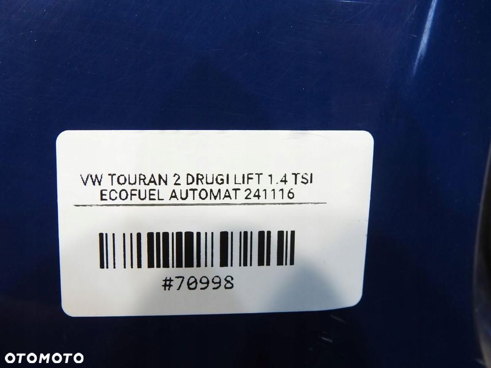 ĆWIARTKA BŁOTNIK PRAWY TYŁ LA5H VW TOURAN 1T3 LIFT - 6
