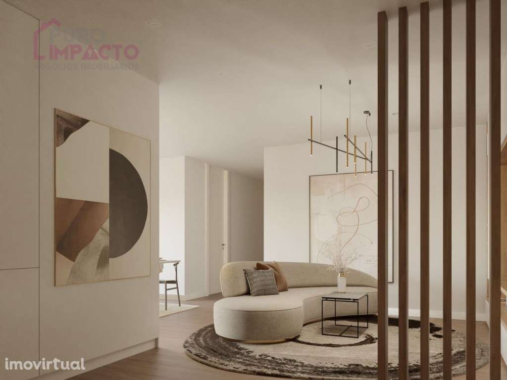 NOVO T2 R/C com varanda e vista mar em Espinho - Grande imagem: 4/16