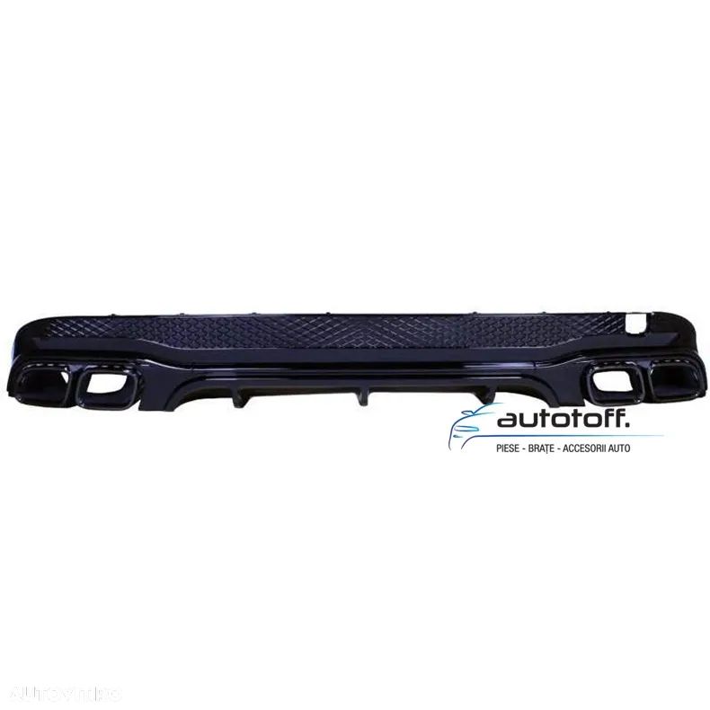 Difuzor bara spate Mercedes E-Class C207 Facelift (13-16) E63 Design Full Black - 2