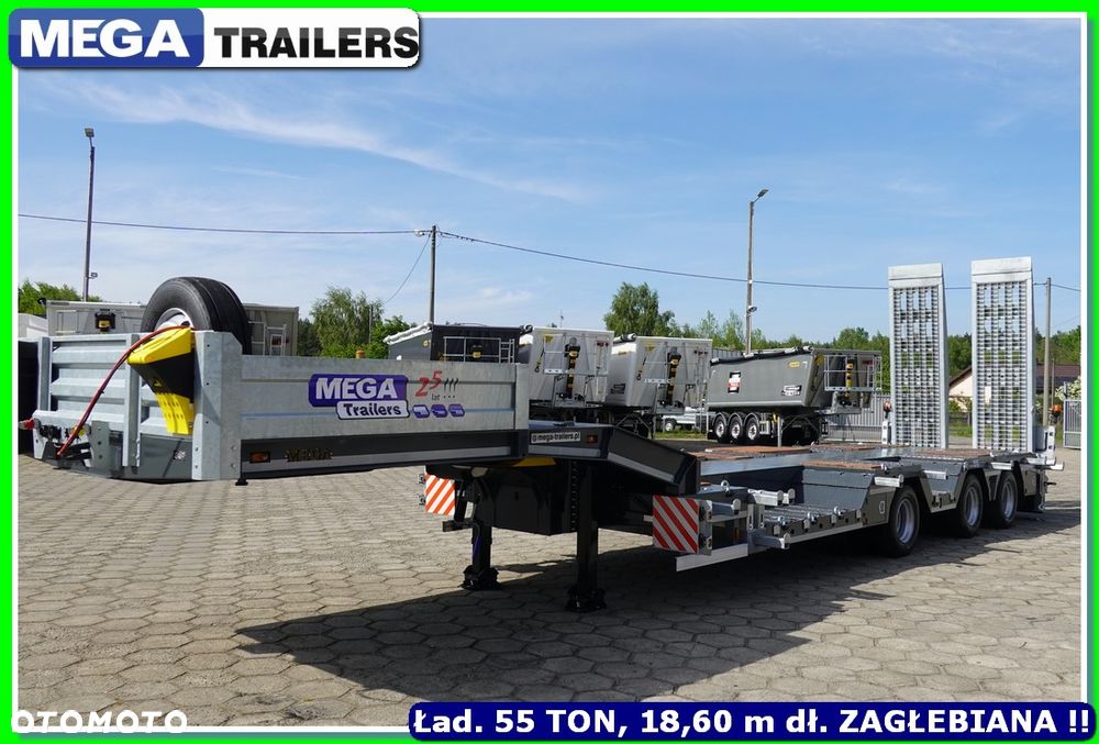 Mega Laweta 13,60 + wysuw 5,0 m., szer. 3,10 m,  ZAGŁĘBIANA, najazdy HYDRULICZNE OCYNK !!! - 4