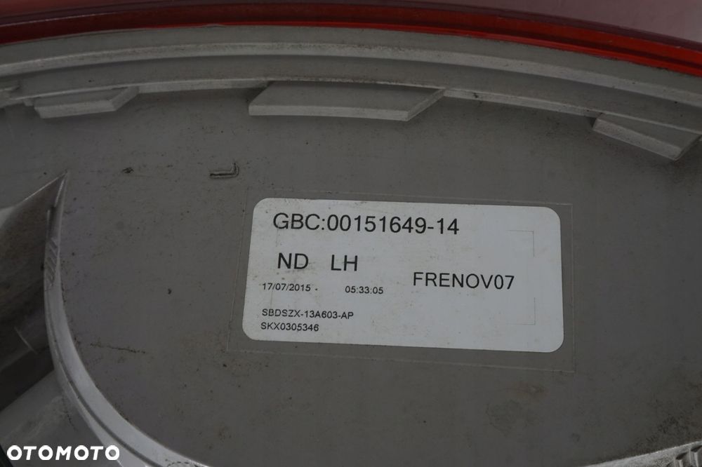 SKODA OCTAVIA III KOMBI 14R LAMPA LEWY TYŁ 5E9945095 - 8