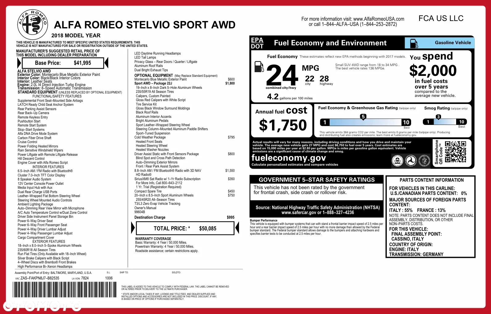 Alfa Romeo Stelvio 2.0 Turbo 16V AT8-Q4 Super - 8