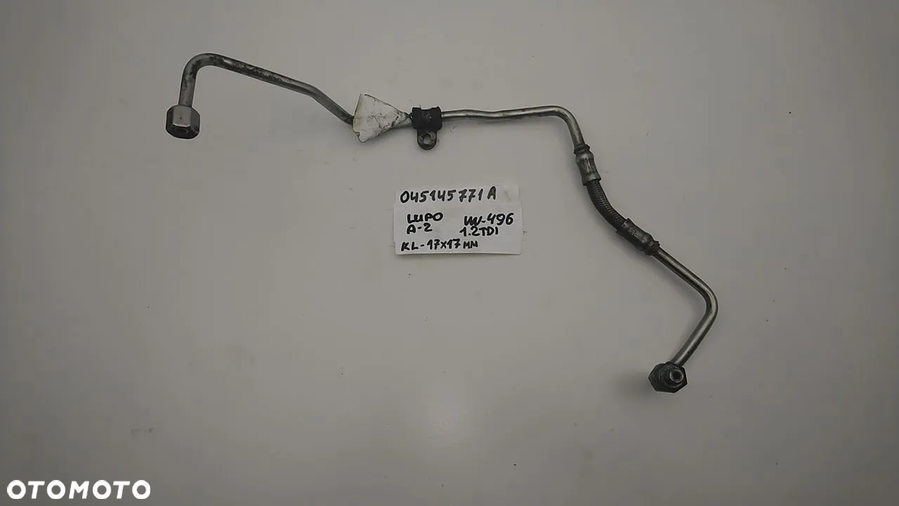 VW AUDI SEAT SKODA RURKA TURBOSPRĘŻARKI - 19