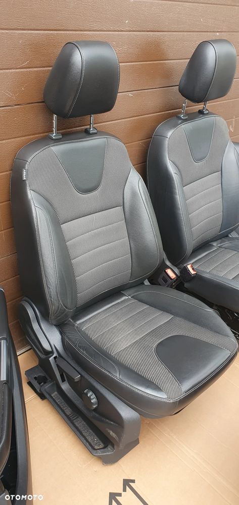 Fotele kanapa boczki komplet półskóra Ford Kuga II MK2 - 5