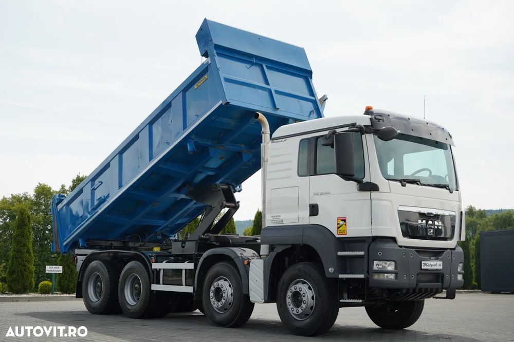 MAN TGS 35.360 / 8X4 / BASCULATOR 2 LATERAL / HIDROBRAT / GARNIER / AUTOMAT - 3