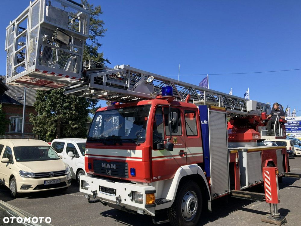 MAN Man 15,280 Straż pożarna drabina Strażacka zwyżka podnośnik Metz M2005 - 4