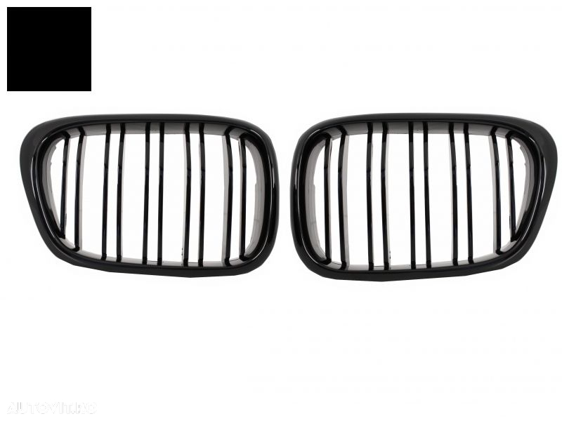 Body Kit Exterior BMW Seria 5 E39 (1997-2003) Cu Proiectoare Crom si Grile Negru L- livrare gratuita - 2