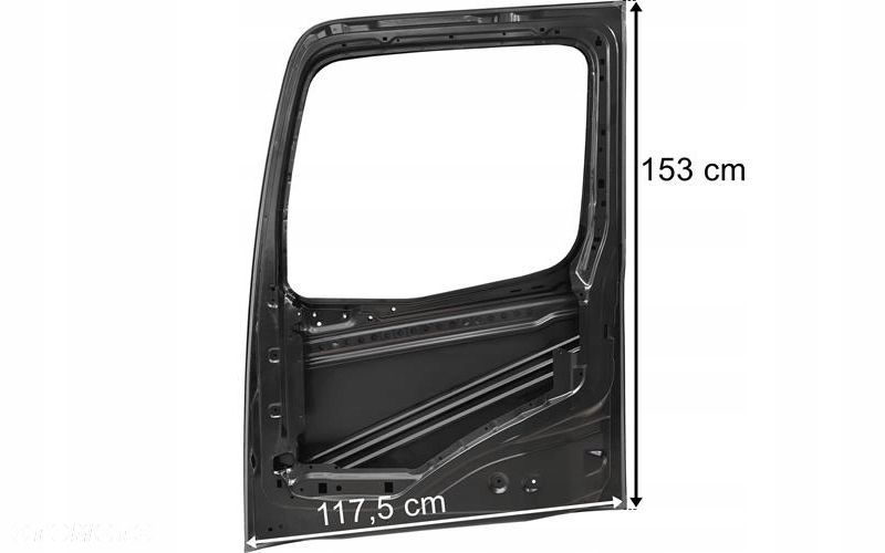 mercedes actros mp4 mp5 arocs drzwi prawe 9607202203 - 2