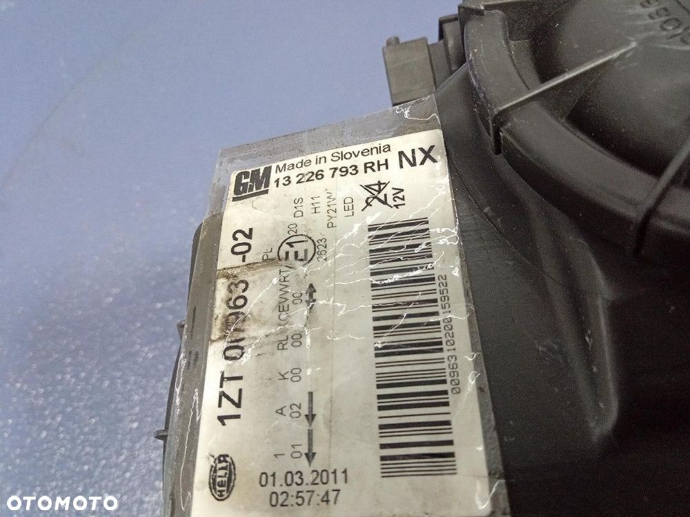 OPEL INSIGNIA A 08- REFLEKTOR BIXENON PRAWY LAMPA PRZÓD EU - 6