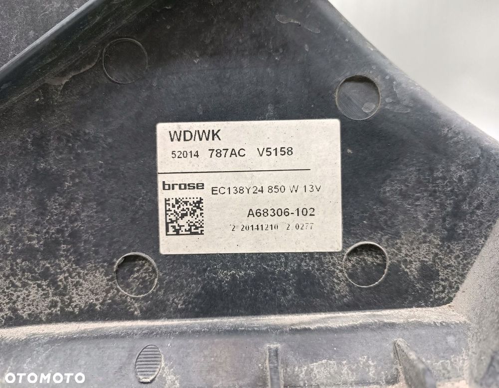 WENTYLATOR CHŁODNICY JEEP GRAND CHEROKEE IV WK2 3.0 CRD 52014787AC - 7