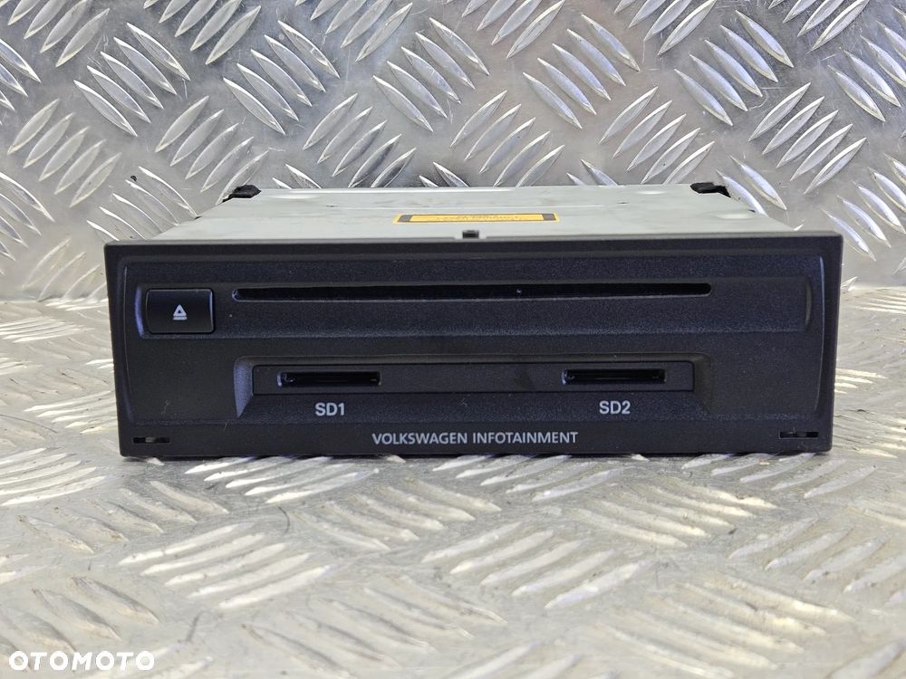 VW TOUAREG 7P 10-18R STEROWNIK NAWIGACJA MMI CZYTNIK SSD 7P6035666B - 2