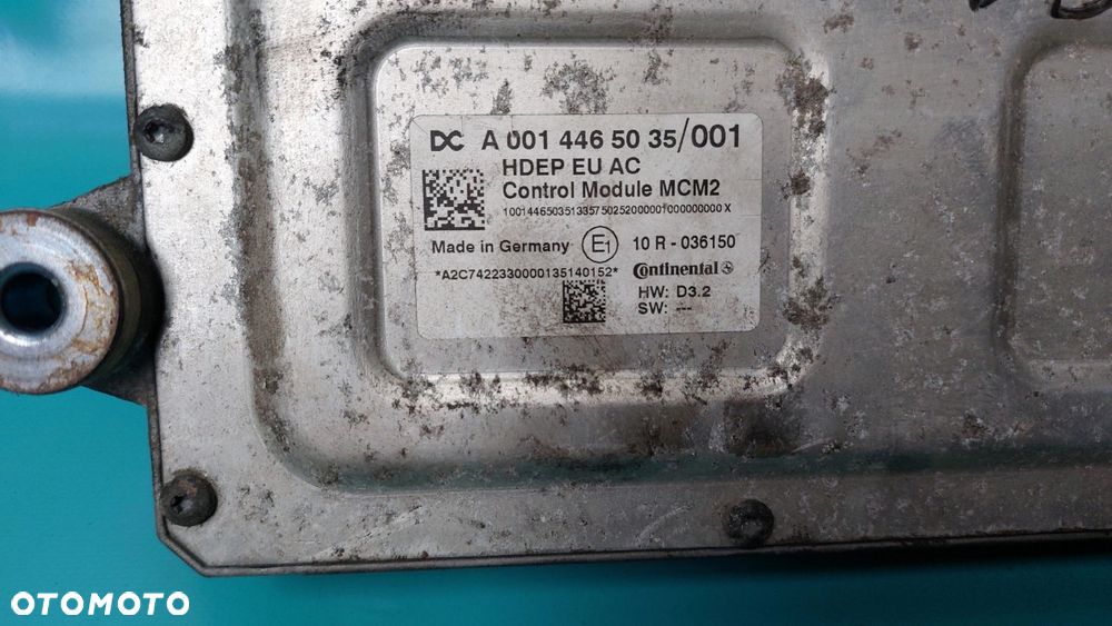 MERCEDES ACTROS MP4 STEROWNIK SILNIKA MCM2 - A0014465035 - 3