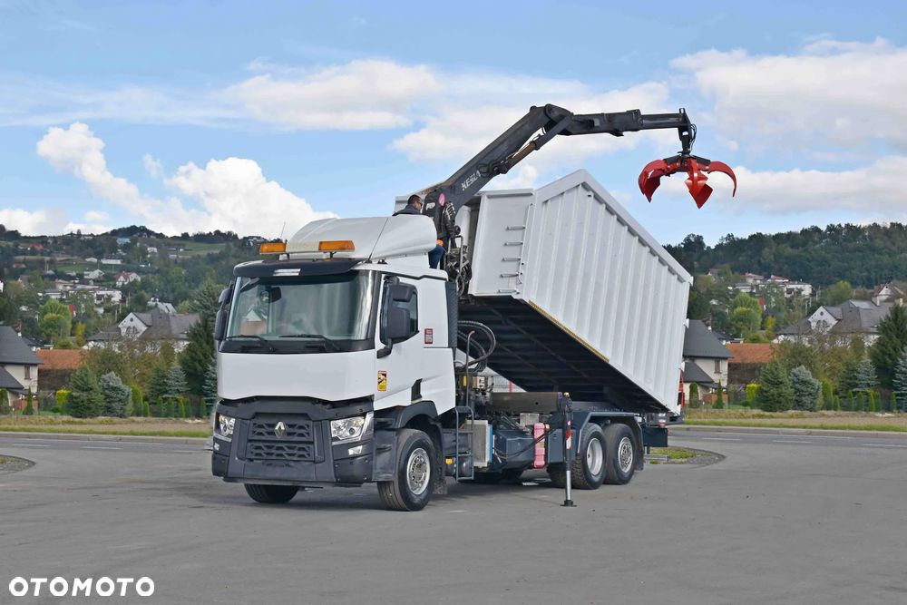 Renault C 460 * HAKOWIEC + KESLA 21172 * STAN BDB - 2