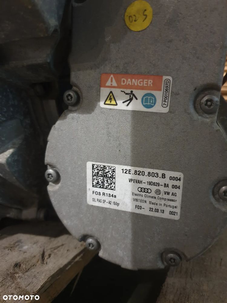 SILNIK ELEKTRYCZNY SŁUPEK  ELEKTRYK  EAG VW GOLF VII 7 E-GOLF EGOLF AUDI SKODA SEAT  POTESTOWY MINIMALNY PRZEBIEG - 6