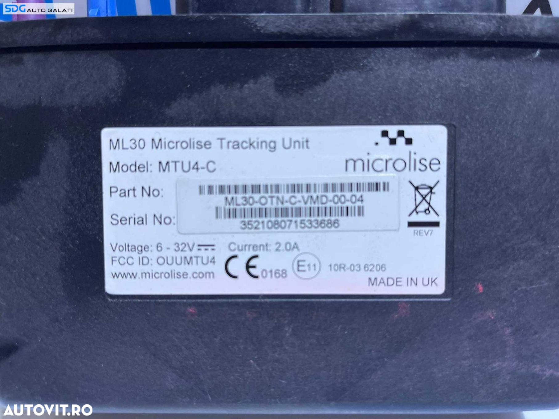 Aparat Modul Calculator ECU Tracker Localizator GPS Auto Universal Model MTU4-C ML30 Microlise Tracking - 3