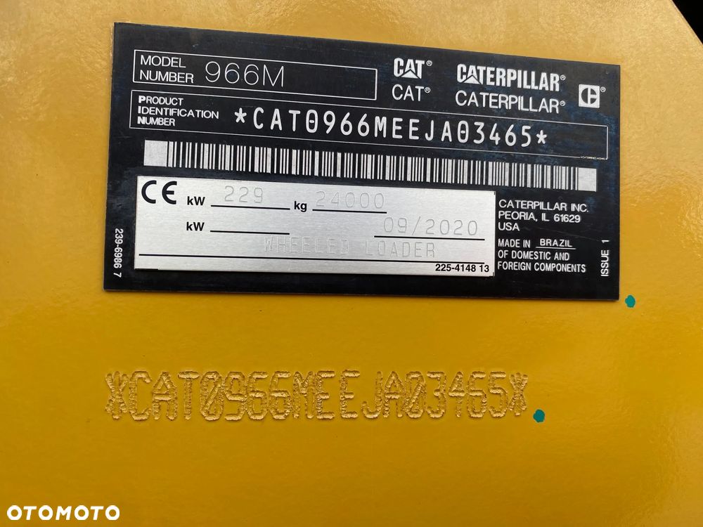 Caterpillar CAT 966M, 2020 ROK, 7810 MTH, z NIEMIEC, PIĘKNY STAN, - 25