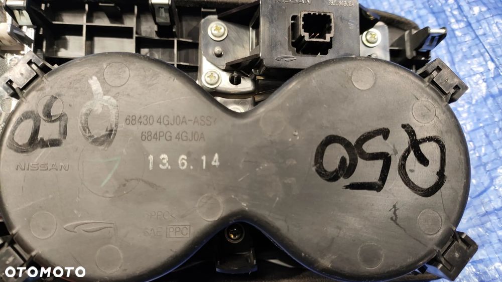 UCHWYT NA NAPOJE KUBKI RAMKA LEWARKA ZMIANY BIEGÓW MANUAL TUNELU ŚRODKOWEGO PANEL PRZEŁĄCZNIK NAWIGACJI 96915-4GJ0A 283954GA1B 96950-4GJ0 68430-4GJ0A INFINITI Q50 - 7