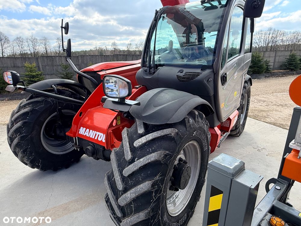 Manitou Ładowarka teleskopowa Manitou Mlt 840 137 PS łyżka widły Merlo 42.7 TF 737 130 Jcb 541-70 Bobcat TL 38.70 rolnicza budowlana KLIMA zaczep hydr - 13