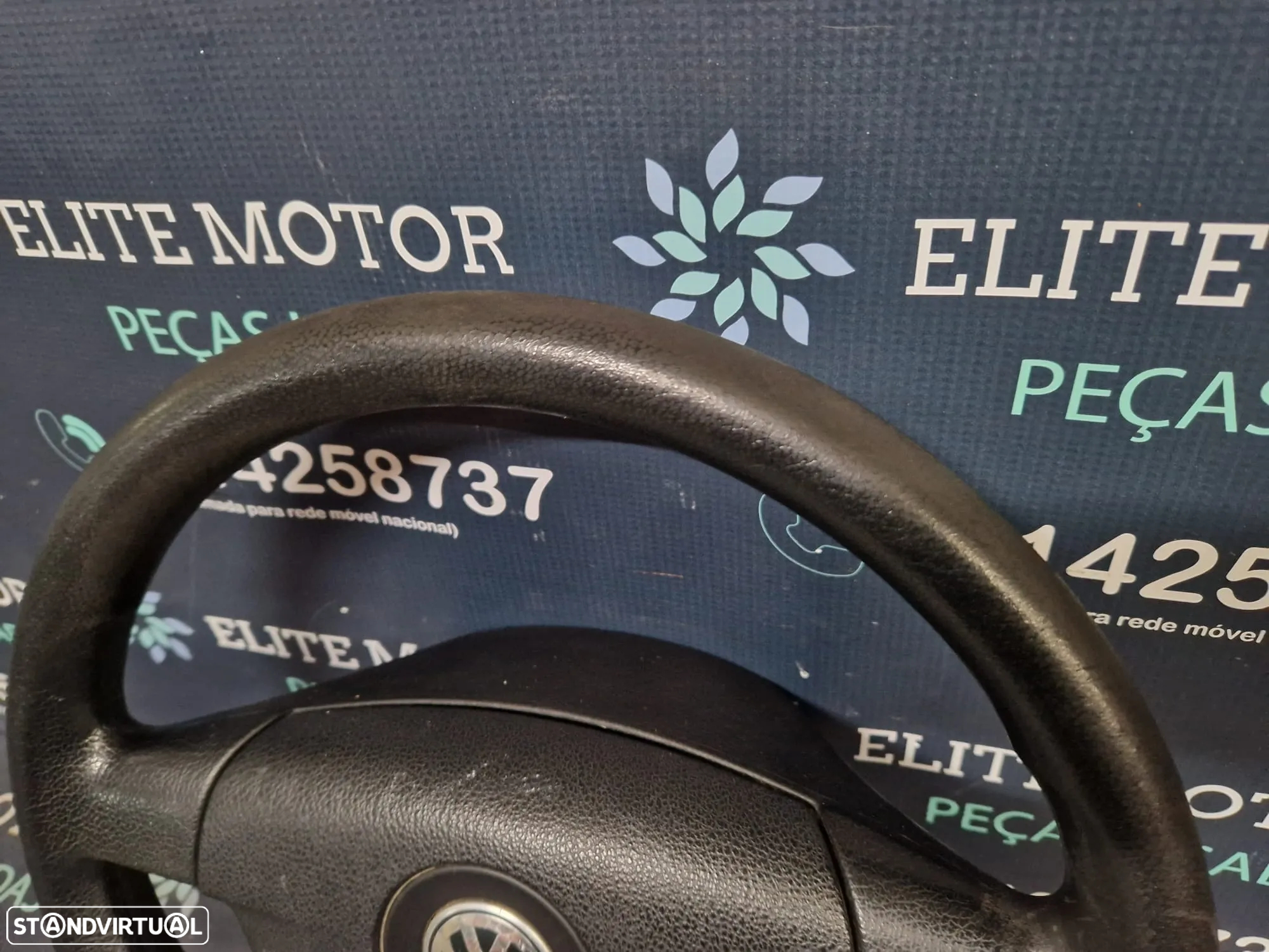 Volante usado borracha com airbag VW PASSAT B6 GOLF 5 CADDY TOURAN JETTA - 5