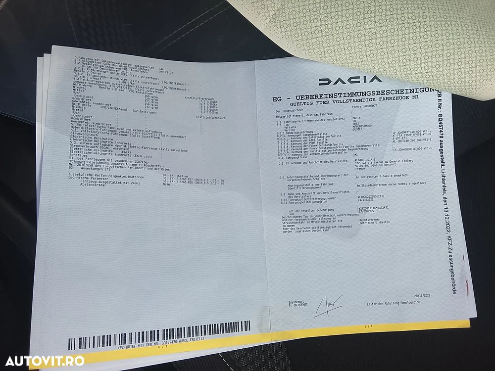 DACIA Duster 2022 — imagine 12