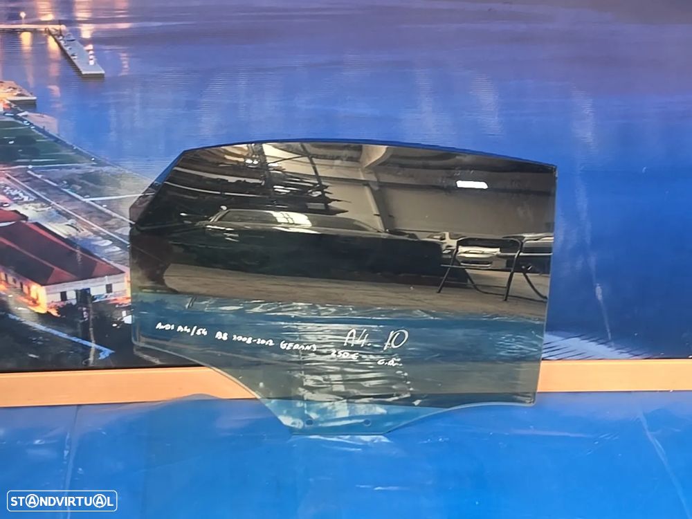 Vidro da porta traseira direita vidro laterais para audi a4 b8 8k  2008- Carro (2x no estoque) - 3