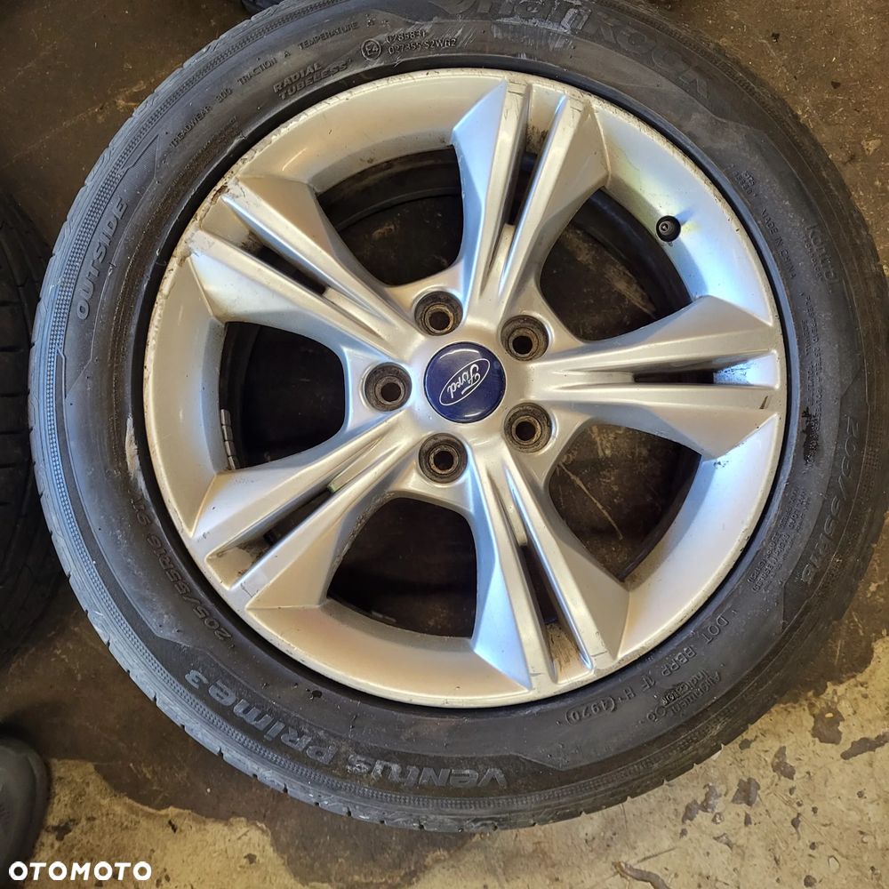 FORD FOCUS MK2 MK3  KOMBI HB KOŁA FELGI ALUMINIOWE 16 CALI OPONY LETNIE HANKOK - 3