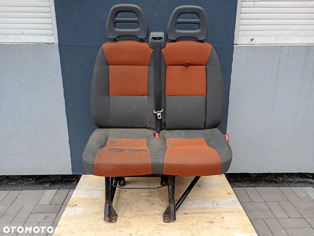fotel prawy pasażera siedzenie 2-osobowe fiat ducato III jumper boxer 2006-2014