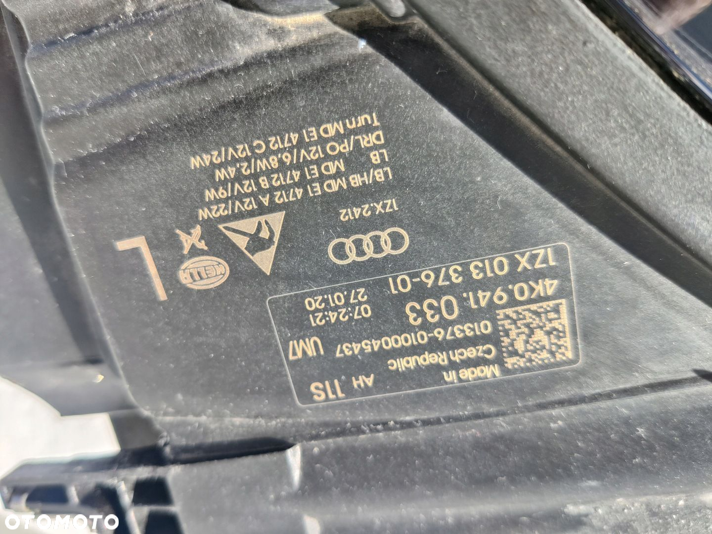 AUDI A6 C8 4K FULL LED LAMPA LEWA - 6