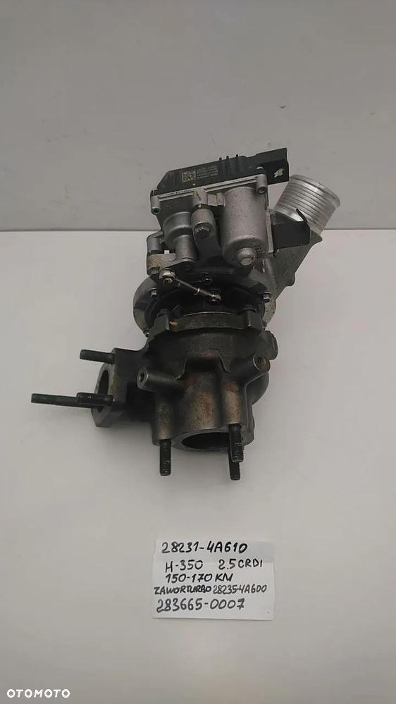TURBINA 2.5 CRDI 170KM H-1 II GRAND STAREX ILOAD 28231-4A610 283665-0007 - 5