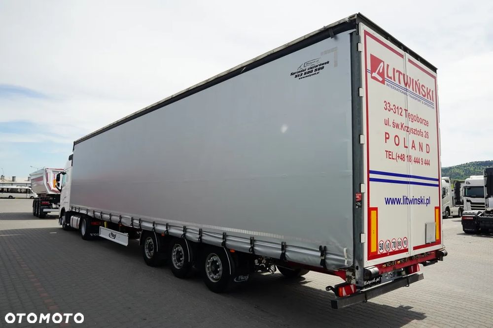 Volvo FH 460 / ZESTAW / KLIMA POSTOJOWA / MEGA / LOW DECK / + FLIEGL / FIRANKA MEGA / MULDA DO STALI - 7 M / DACH PODNOSZONY / LOW DECK - 3