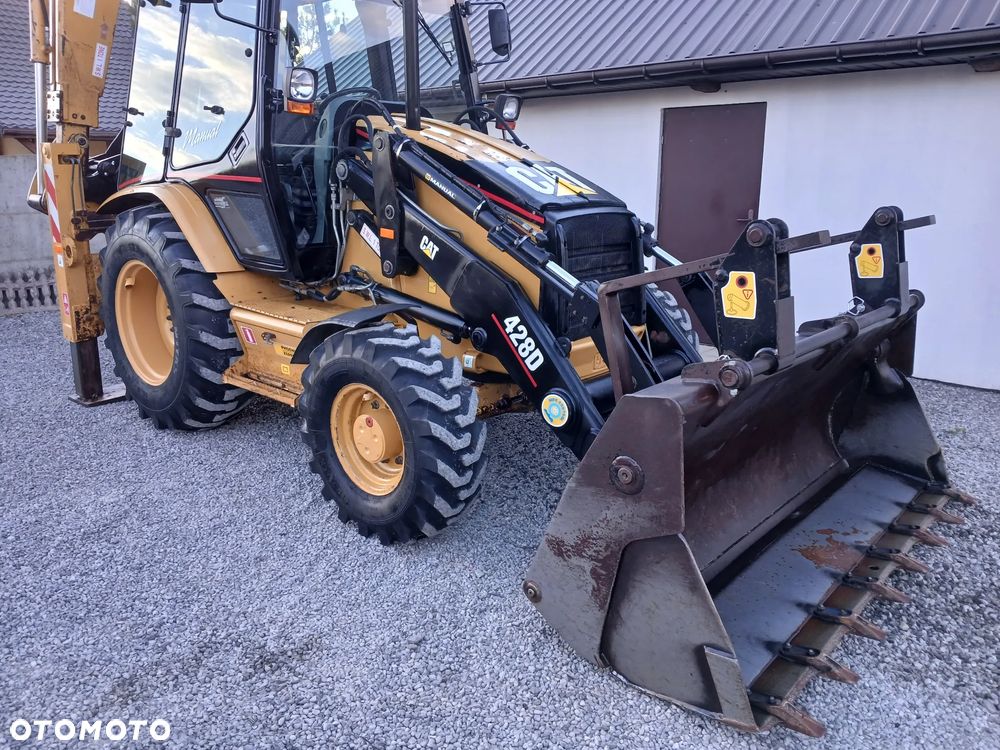 Caterpillar 428D/ORYGINAŁ/8200h!/2 ŁYŻKI - 7