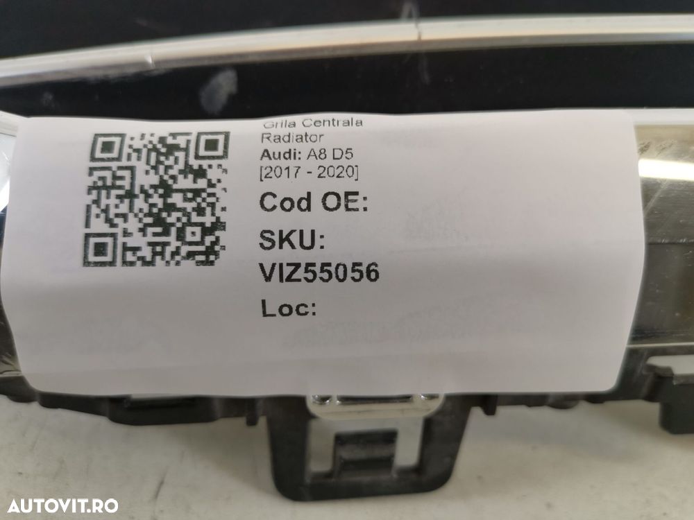 Grila Centrala Radiator Audi A8 D5 2017 2018 2019 2020 Originala Avari - 8