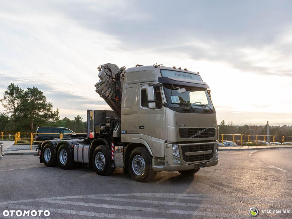 Volvo FH540 8x4 HIAB 477 E-6XS HDS Żuraw Fly Jib Wciągarka - 10