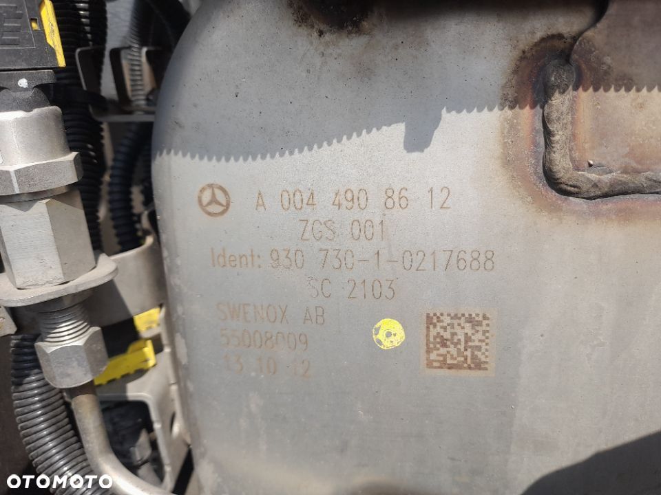 Tłumik wydech DPF katalizator Mercedes Actros MP4 - 2