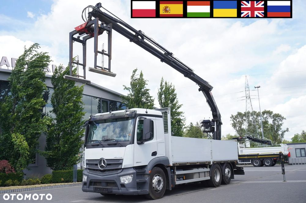 Mercedes-Benz Antos 2540 6×2 / 170 tys. km / HDS HIAB X-Duo 178_257434 - 2