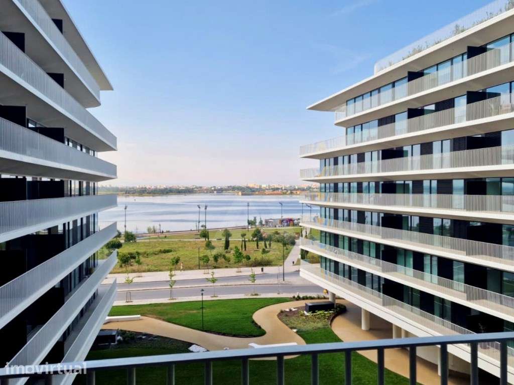 Apartamento T3 no Barreiro com vista para o rio, piscina e garagem - Grande imagem: 3/42