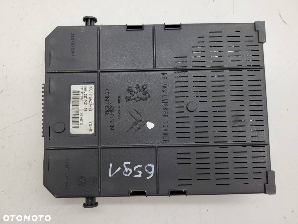 SKRZYNKA BEZPIECZNIKÓW MODUŁ BSI C4 GRAND PICASSO I 9661940080 EUROPA - 5