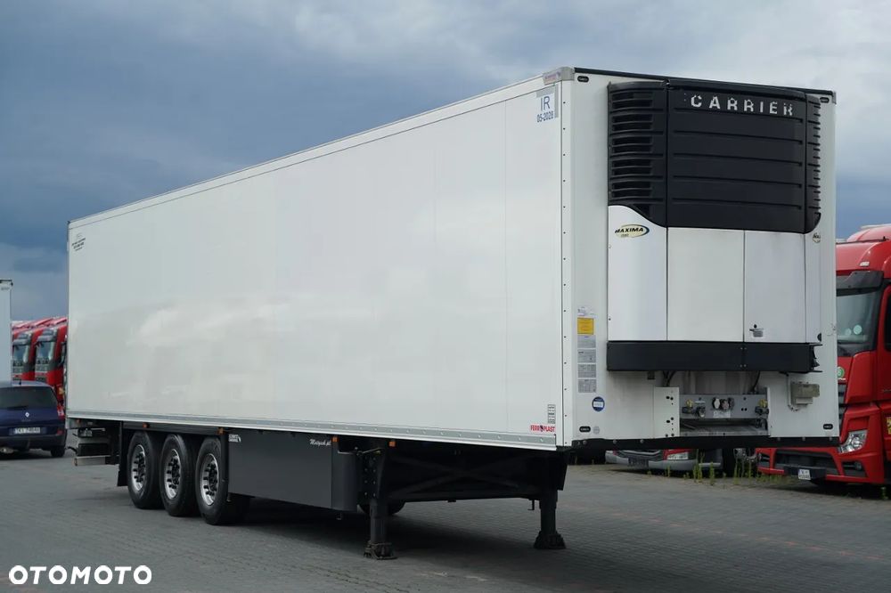 Schmitz Cargobull / CHŁODNIA / CARRIER MAXIMA 1300 / OS PODNOSZONA / KOSZ NA PALETY - 1