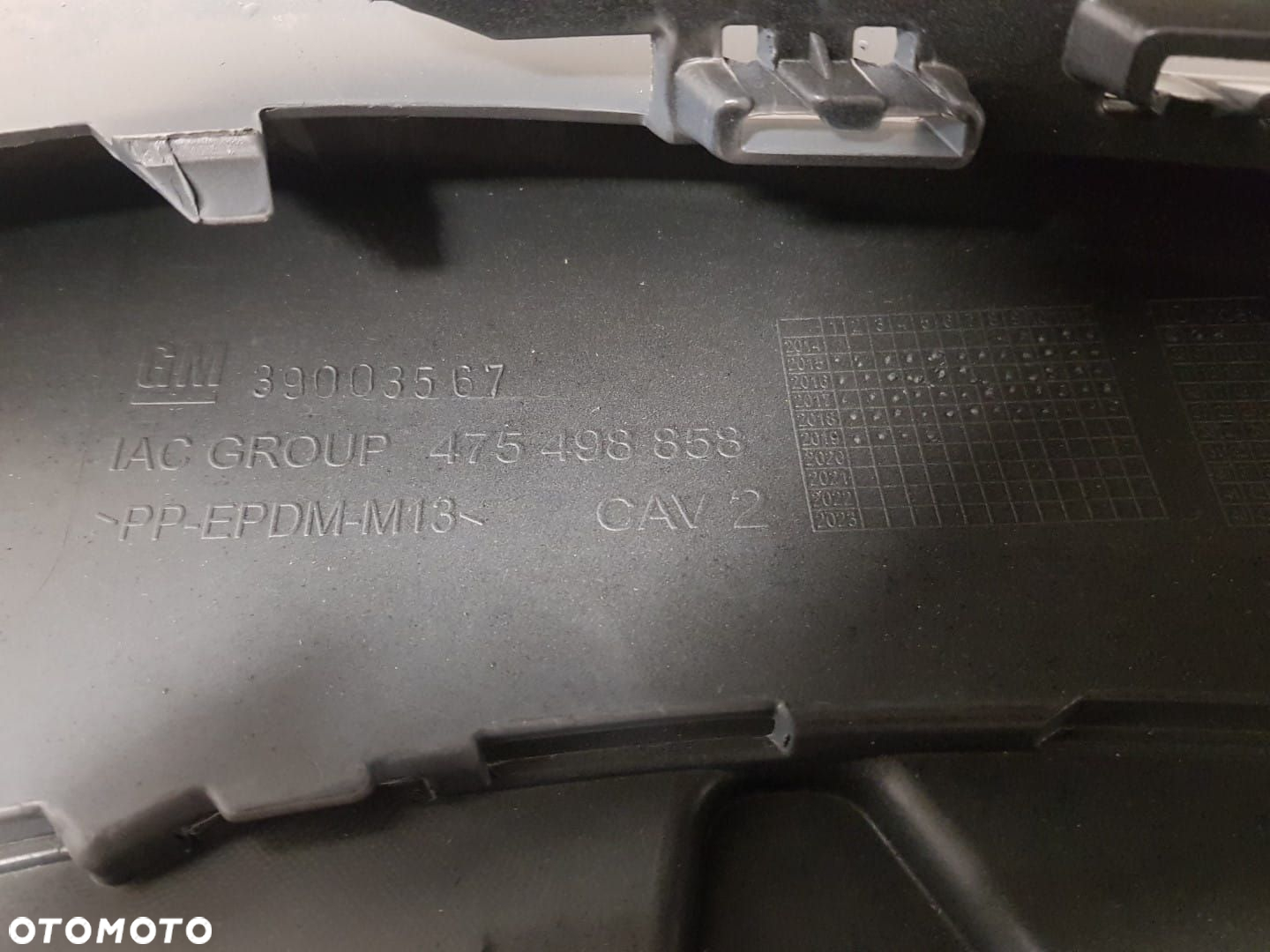 FABRYCZNIE NOWY ORYGINALNY ZDERZAK + MOCOWANIA PRZEDNI PRZÓD OPEL CORSA E 14-19 39003567 - 12