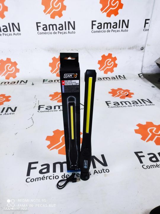 Lanterna c/led 20000 mAh - rotativa e recarregável - 1