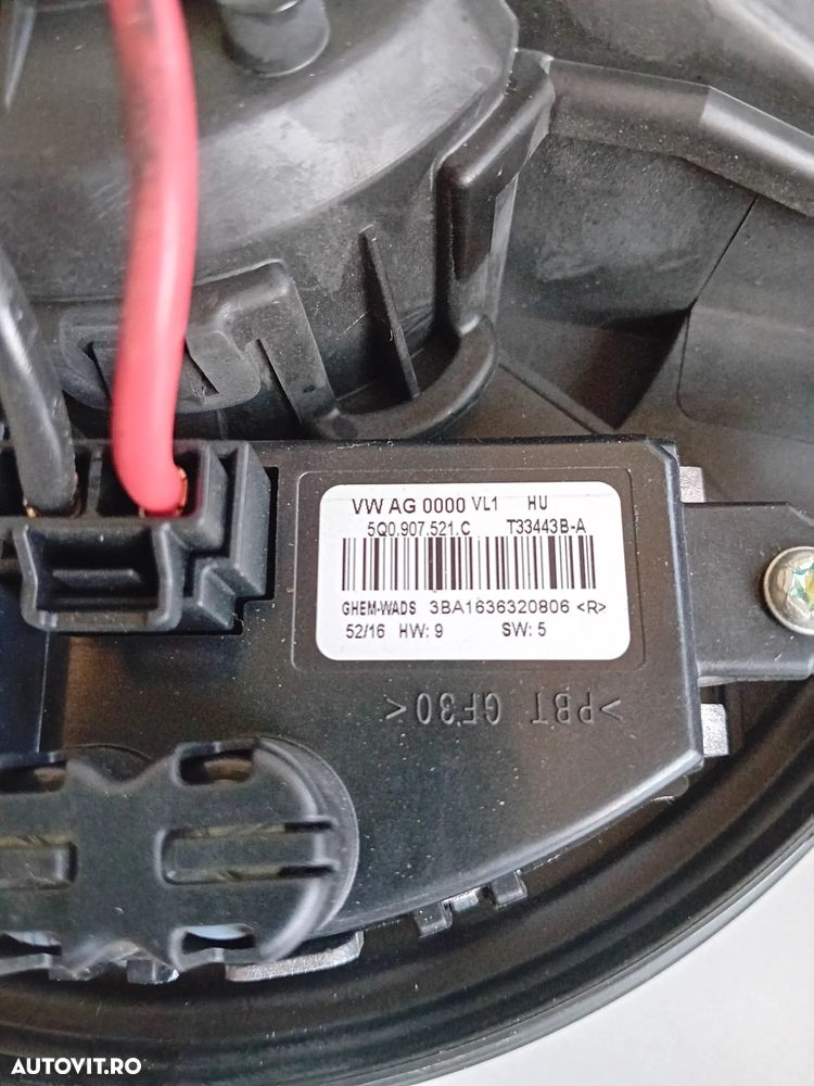 Rezistenta Trepte Aeroterma Ventilator Vw Seat Skoda Audi 5Q0907521C A3 Golf 7 Kodiaq Leon Superb 3 - 2