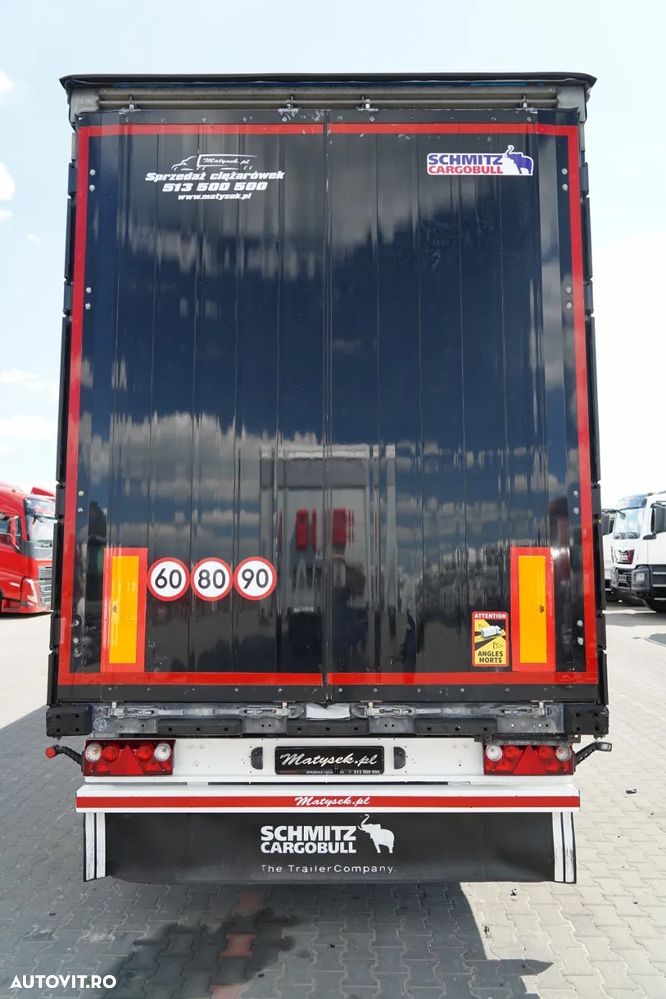 Schmitz Cargobull / CORTINĂ / MEGA / LVT / ACOPERIȘ RIDICAT / PUNȚ RIDICAT - 12
