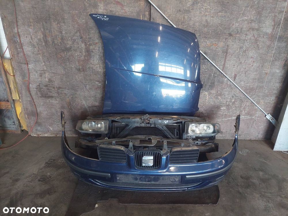 KOMPLETNY PRZÓD MASKA ZDERZAK PAS LAMPY SEAT TOLEDO II LEON I LB5N - 1