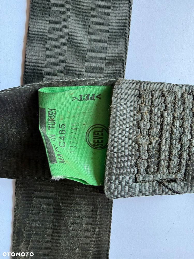 pas bezpieczeństwa kanapy 2 os środkowy ducato boxer jumper 2006-2014 - 5